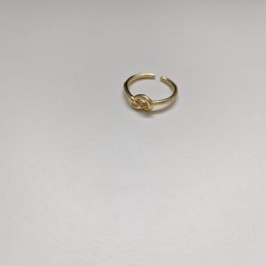 14K gold plated adjustable ring